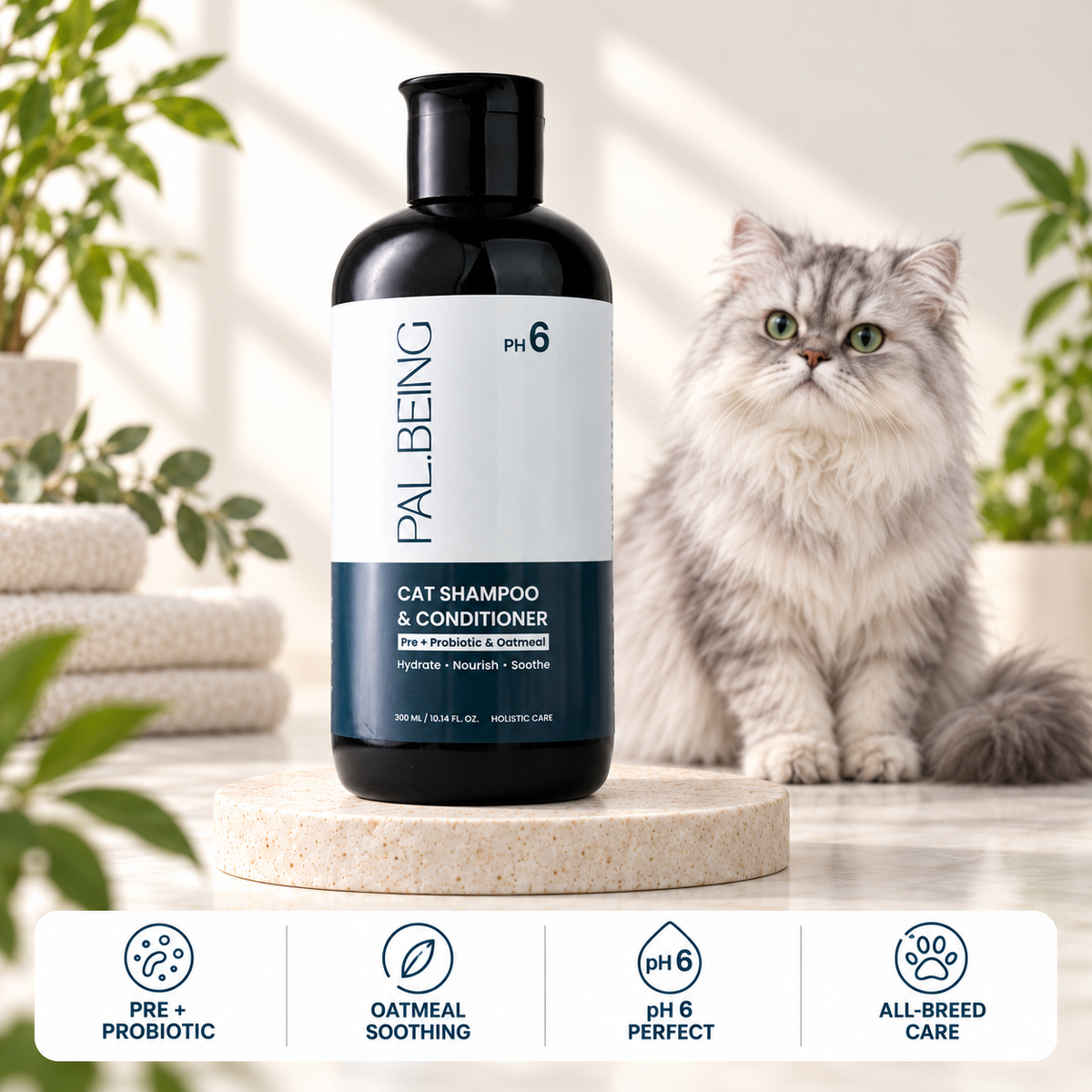 Probiotics Cat Shampoo & Conditioner | Holistic Care