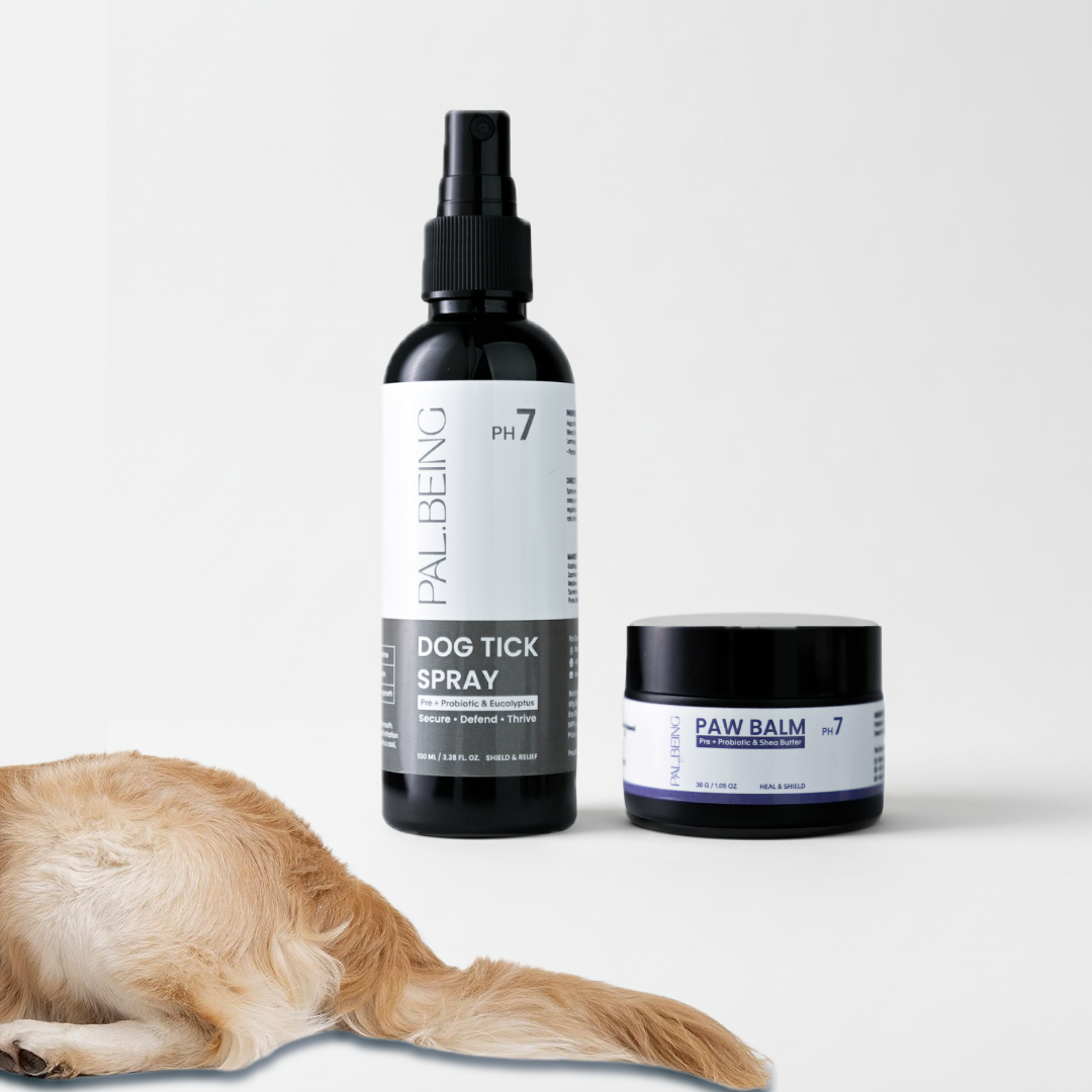 Dog Tick & Flea Spray + Paw Balm Duo