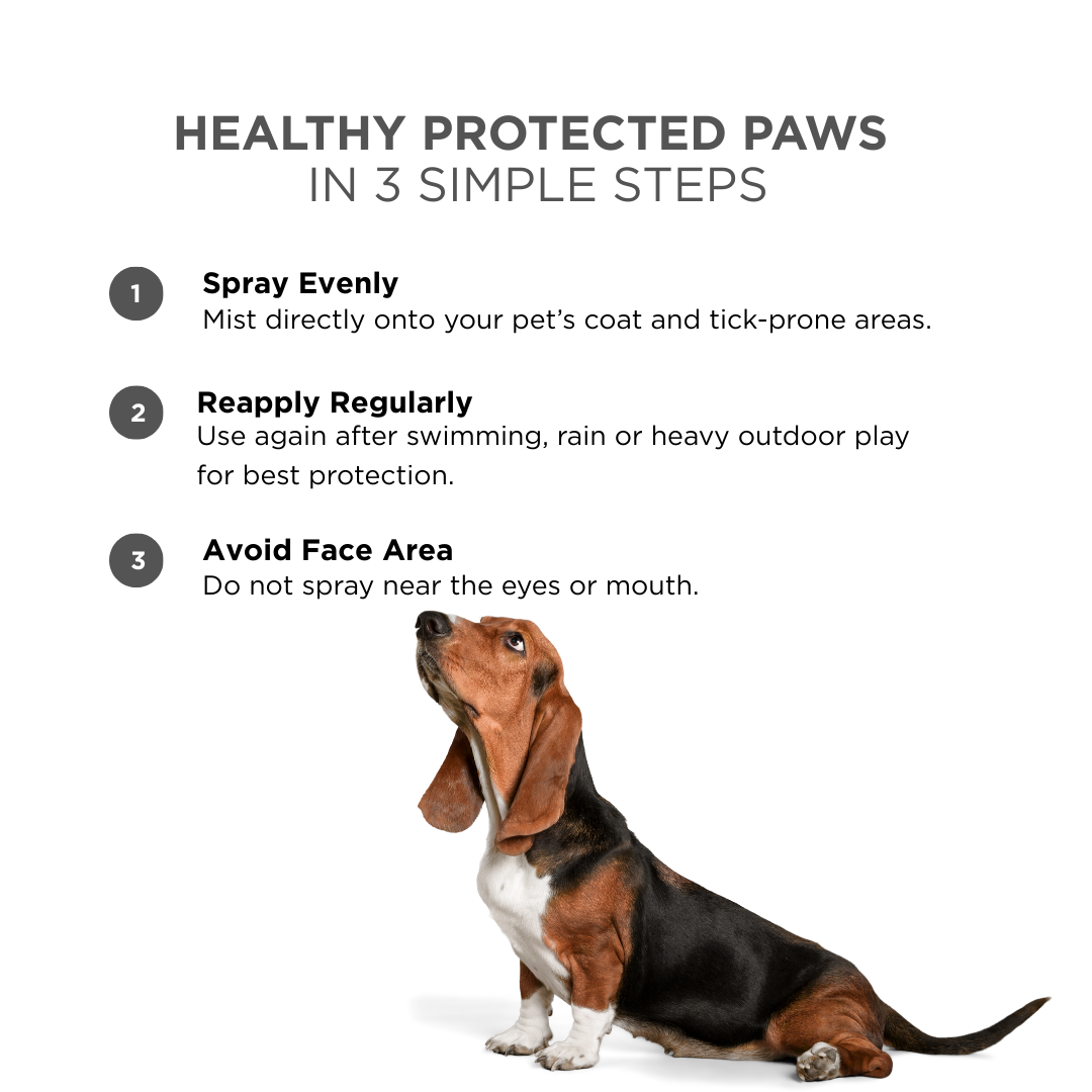 Probiotics Dog Tick & Flea Spray | Shield & Relief