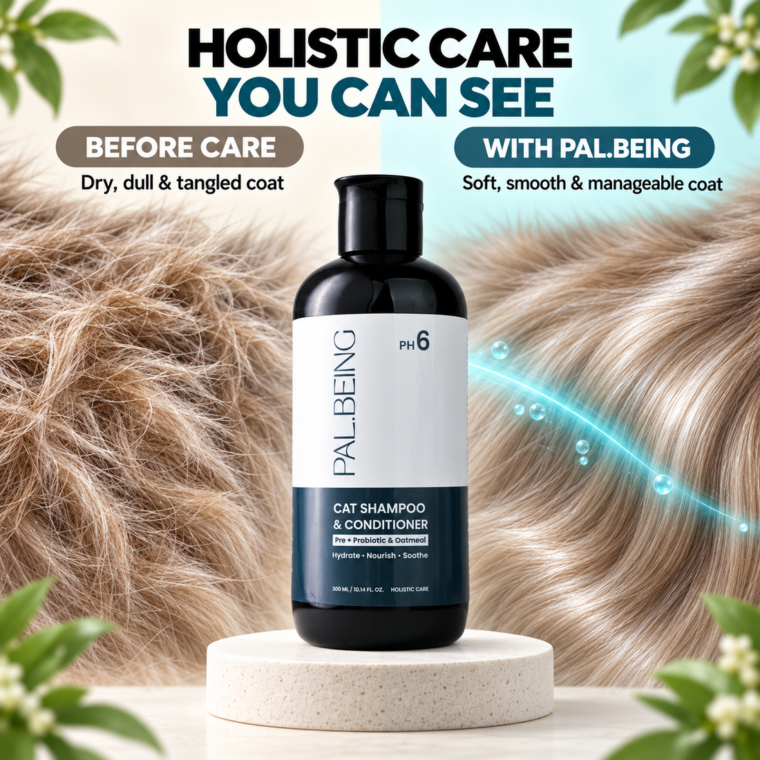 Probiotics Cat Shampoo &amp; Conditioner | Holistic Care