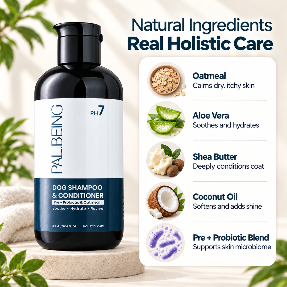 Probiotics Dog Shampoo &amp; Conditioner | Holistic Care