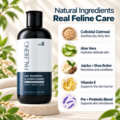 Probiotics Cat Shampoo &amp; Conditioner | Holistic Care
