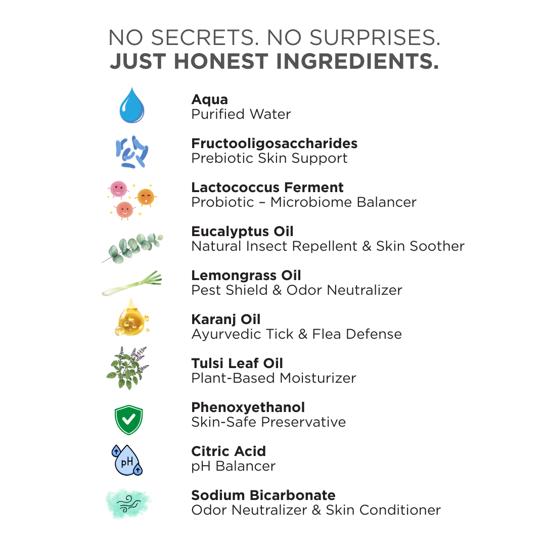 Probiotics Dog Tick &amp; Flea Spray | Shield &amp; Relief