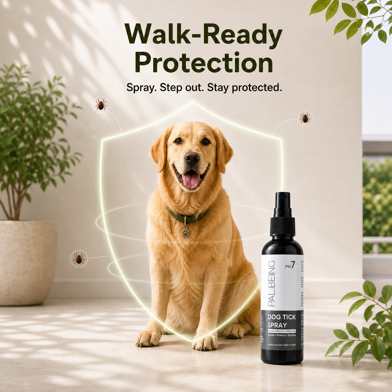 Probiotic Tick &amp; Flea Spray For Dogs
